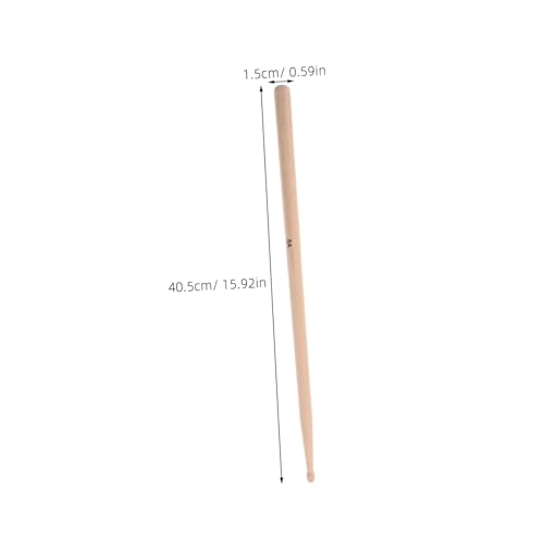 3 pares de baquetas de madera para batería miniatura 2
