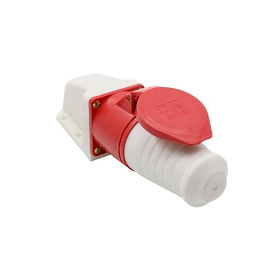 Conector Aviación Industrial Impermeable 4 Núcleos Rojo miniatura 1