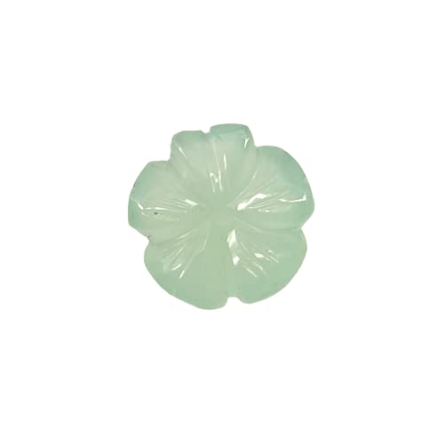 Gemme calcédoine turquoise de Jaipur, pierre précieuse naturelle pour matériel de fabrication