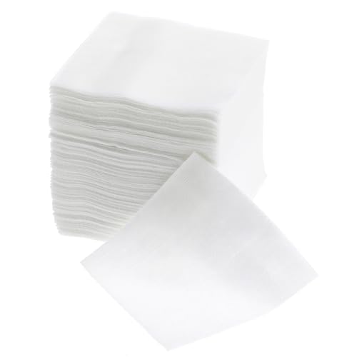 HEALEEP Discos De Tela No Tejida Para Maquillaje 200 Piezas 10x10 Cm Flexibles Para Limpieza Rápida Después Del Gimnasio y Piel Sensible