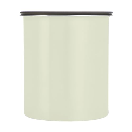 Contenedor de almacenamiento con tapa amarillo acero inoxidable