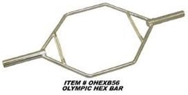 Ader Sporting Goods Olympic Trap Bar Chrome Plated w/Collars.