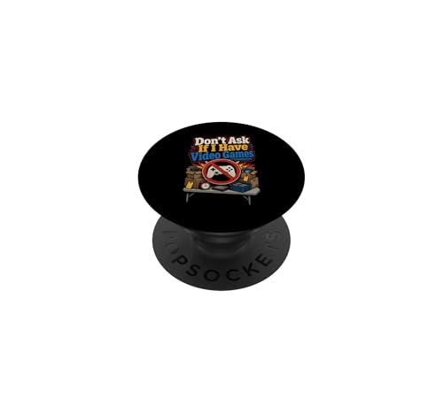Funny Video Game Collector Yard Sale Garage Sale PopSockets Adhesive PopGrip