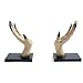 Witch Hand Book Stand Resin Witch Hand Ornament Sculpture Decoration for Home Bar Decor, Collectible Ornaments (One -Pair)