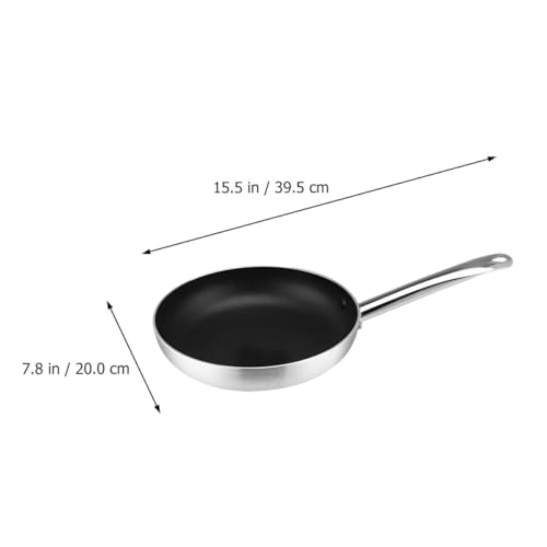 Sartén Wok de Aluminio Antiadherente 20 cm Plata miniatura 2