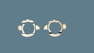H7 LED Headlight Bulb Adapter Holder Retainer Clips for Renault, Skoda and other brands, Metal, Set of 2