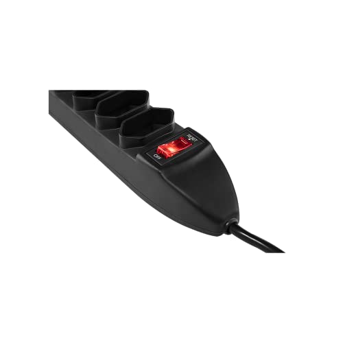 Protetor Eletrônico Intelbras com 5 tomadas EPE 1005 Preto