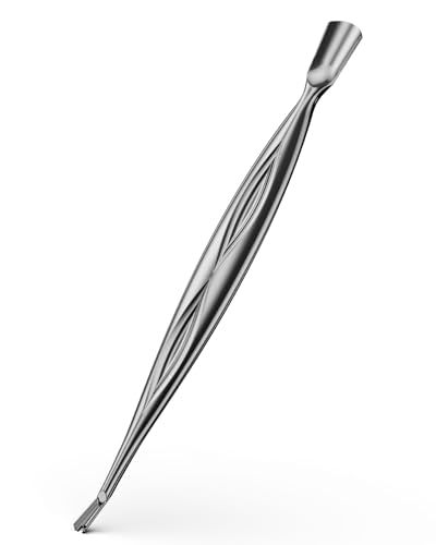 BEZOX Dual-Ended Stainless Steel Cuticle Pusher