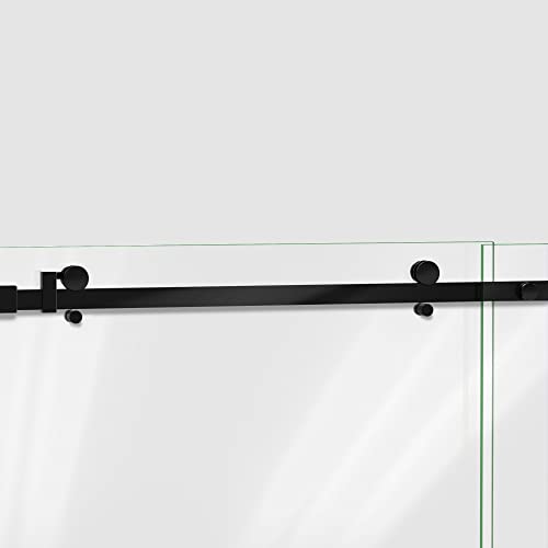 Dreamline Shdr-64607610-07 Enigma Air Frameless Sliding Glass Shower Door, 56-60" W X 76" H, Brushed Stainless Steel #TOP4