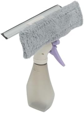 Simplo - Limpa Vidros 3 em 1 com Rodo, Spray e Reservatório