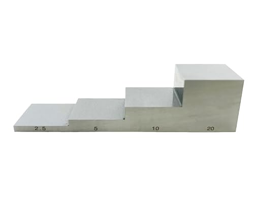 Bloque de Calibración para Medidor de Espesor Ultrasónico Acer 1018 Acero 2.5mm 5mm 10mm 20mm para Calibración de Espesor y Linealidad Error ±0.01mm miniatura 3