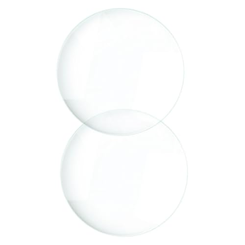 VILLFUL Double Convex Lens 50mm Science Teaching Optical Glass Lenses Physics Lab Instruments Educational Tools