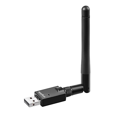 eppfun Longue Portée 100 m Clé Bluetooth 5.1 Adaptateur, USB Bluetooth Dongle, Supporte PC Windows 11/10/8.1/7, Compatible avec Casque, Souris, Manette, Clavier, imprimantes Cover