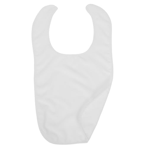 CIYODO Elderly Anti-Stain Bib Reusable Polyester Dinner Cloth for Men Women Large Size Senior Eating Protector Comfortable Bandana Accessory