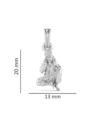 Pendentif Shree Sai Baba en argent sterling 925 Mtrolls d'exception - 4