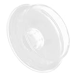 KICHOUSE Tapa de Tetera de Cristal Transparente Repuesto para Tetera Doméstica Borde Liso Textura Fina 1 Pieza Accesorio para Hogar Fiestas y Camping Protege contra Impurezas