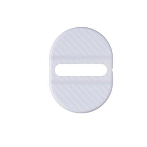Coussinets silencieux portières voiture anti-choc cache-verrouillage protection blanche 4 pièces