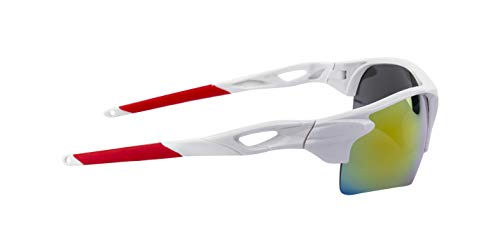 Image of clark n palmer UV Protected Sports Unisex - (CNP-SM-207 I Free Size |Red Mirror Lens)