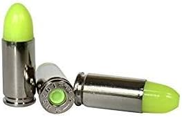 S.T. Action Pro Inert Safety Trainer Cartridge Dummy Ammunition Ammo Shell Rounds with Nickel Case Pack of 50 Yellow 9mm