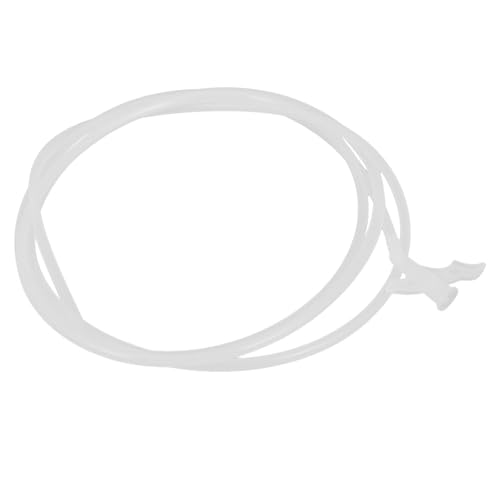 Operitacx Boquilla Mezcladora de Epoxi Tubo de Extensión de 2m, Tubo Flexible de Plástico Blanco para Aplicadores de Espuma de Poliuretano y Herramienta Aplicadora de Epoxi