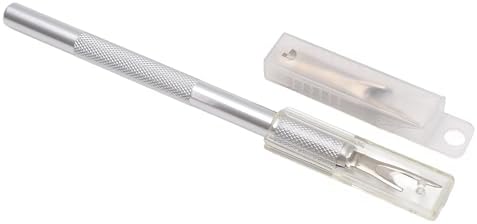 Seam Cutter, 5 Piece Metal Seam Ripper Set with Replacement Blade Aluminum Alloy Handle Stitch Unpicker for Sewing