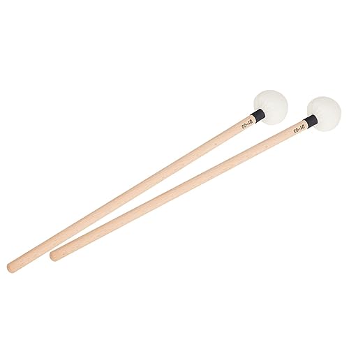 2 piezas Baquetas para Percusión de Madera y Fieltro miniatura 4