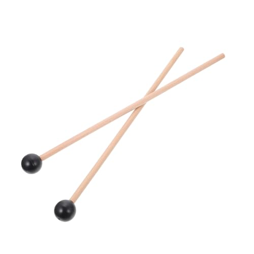 BESPORTBLE 1 Pair Tongue Drum Mallets Durable Marimba Hammer Sticks for Percussion Instruments Comfortable Grip Easy to Use for Beginners and High Grade Material for Enhanced Sound Quality
