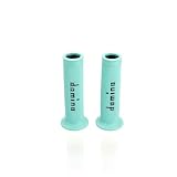 Motorcycle Universal Handle Grip 7/8 '22 24MM Handlebar Grip ATV Dirt Pit Bike Racing Motocross Gel Rubber Brake Grips(Teal)