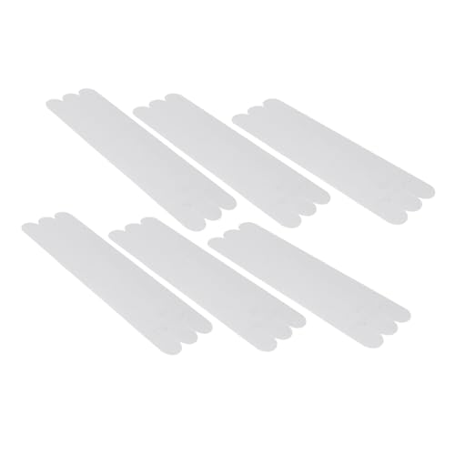 WEKADRIN 6 Pezzi Strisce Antiscivolo Trasparenti per Bagno Sicurezza Vasca Doccia Scale e Duraturo per Pavimenti e Gradini