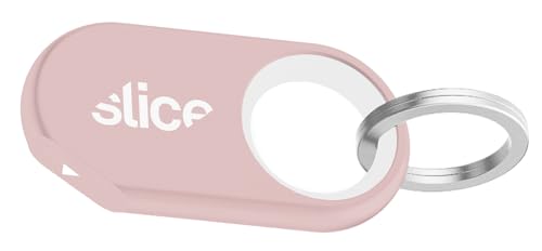 Slice Slicer Box Cutter | Ceramic Keychain Knife and Lightweight Micro Cutter | Lasts 11x Longer than Metal | Dusty Rose