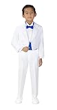 Spring Notion Boys' White Classic Tuxedo with Tail