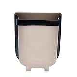 【Durable】 El bote de basura está hecho de plástico de primera calidad. No tóxico e insípido protege su salud. Fuerte capacidad de carga, resistente y duradera.