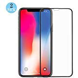 Screen Protector Compatible for iPhone Xs & iPhone X,HD Clear，Anti-Scratch,Case Friendly,3D Touch,0.3mm Thin 9H Hardness Tempered Glass Screen Protector Compatible for iPhone Xs & iPhone X [2-Pack]