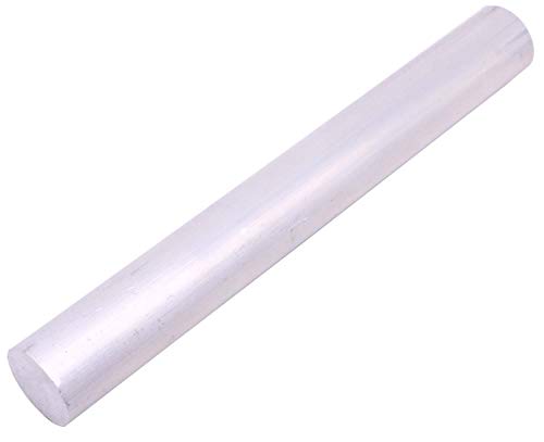 Vernuos 1-1/2"6061 Aluminum Round Rod 12" Long,T6511, Extruded, 1.5" Diameter（+0/-.05"） #TOP6