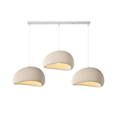 Luces colgantes para techos altos o bajos con pantalla de vidrio irregular
