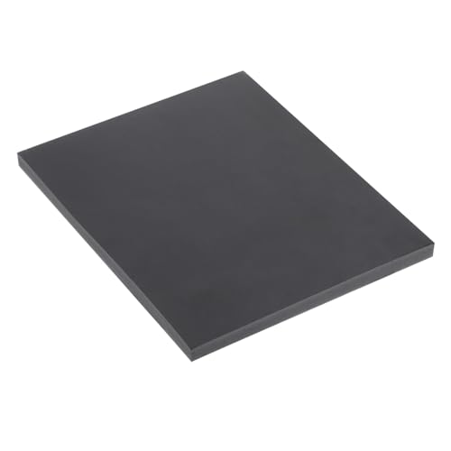 Image of Expanded PVC Plastic Sheet 0.6 inch Thick, 8 inchx10 inch Lightweight Rigid Foam Sheet, [for Crafts Signage Displays Digital Screen Printing] - Black / 1 Pcs