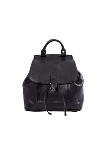 Sac à dos en cuir véritable d'Italie MASCAGNI 29x32x9 pour femme chic