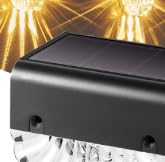 Lorrtta Lampes solaires d'extérieur étanches à 2 modes de couleur
