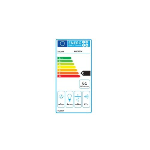 Hotte Tiroir Fagor FHT550C – 518 m³/h, 3 Vitesses, Éclairage LED - vue 5