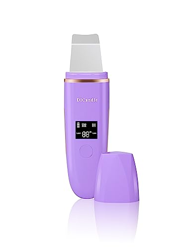 Brosse à récurer le visage violette et spatule de soin exclusive
