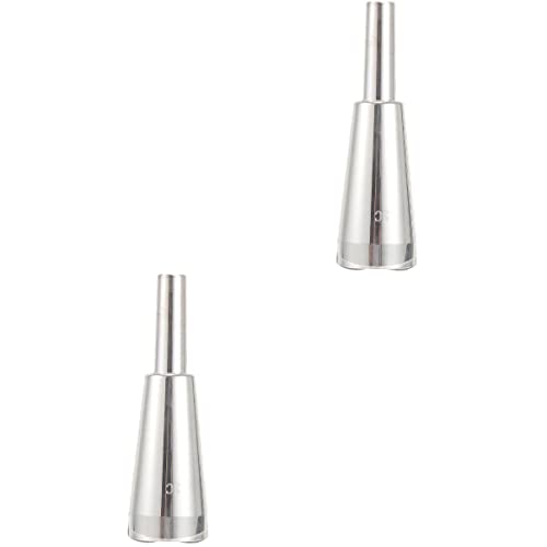 Milisten Accessories Pcs Mouthpiece Beginners -Plated C Instrument Professional Plated Musical Instruments Silencer Fit - Replacement American Type Parts Mouth Mute Trumpet 2 #TOP20