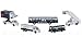 Gemini Jets Delta Airport Service Vehicles 1:200 Scale Model Die-Cast Part#G2DAL720