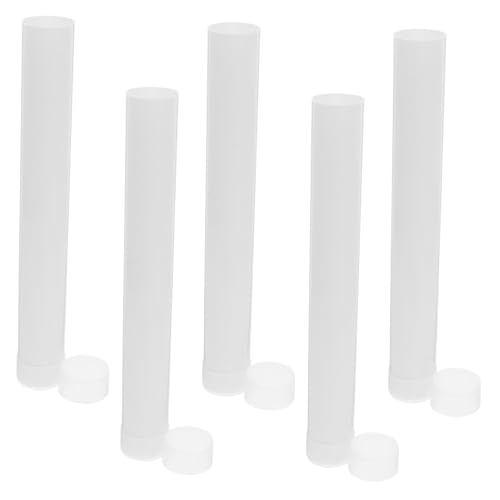 DIYEAH 5er Set Kunststoff Plakatröhren Aufbewahrungsrohr