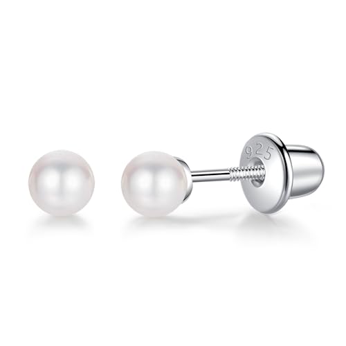 El mejor review de Pendientes plata niña los 7 más buscados. 34 LUCKMORA arete de plata de ley 925 con circonita cúbica atornillada para mujer, aretes con parte trasera de rosca, hipoalergénicos para niñas, Plata de ley, Circonia cúbica
