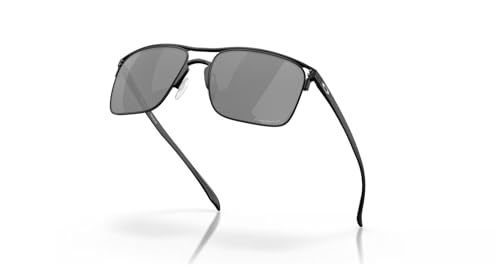 Oakley Holbrook Titanium Sunglasses Satin Black with Prizm Black Polarized Lens 57mm + Case4