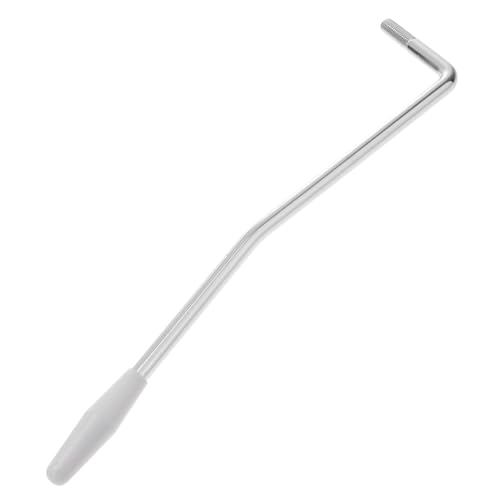 TOYANDONA Tremolo Whammy Arm Mit 5,0mm Gewinde Metall Tremolo Stick Mit Weißer Kipphebelabdeckung Ersatzteil Für E-gitarren Mit Einzeltremolo System