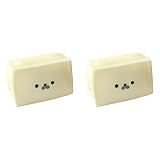 Pelota de apretón con Forma de Adorable Cara de Sello, Suave y moldeable con Textura de Tofu Que se expande Lentamente, Alivia el estrés Amigos en cumpleaños - Pack de 2