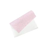 Papier alimentaire blanc imprimé rose duplex 40x50 cm 60 grammes/m² colis de 10 kg pour boucherie viande charcuterie fromage poisson