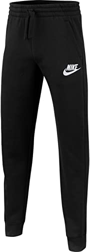 Nike Jungen Sportswear Club Fleece Hose, Black/Black/White, M