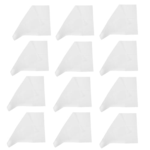 Bavoirs dentaires jetables blancs en tissu indéchirable pour soins oraux - lot de 125 pièces